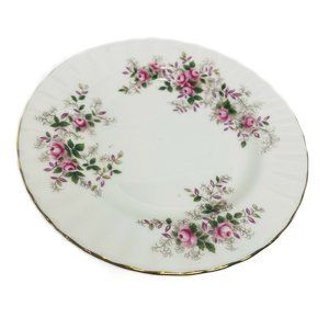 Royal Albert Bone China 1 Saucer England 1961 Lavender Rose Floral Cottagecore